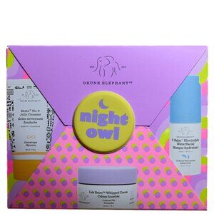 NEW DRUNK ELEPHANT Night Owl Spring Boxed Set Lala Retro, F-Balm, Beste